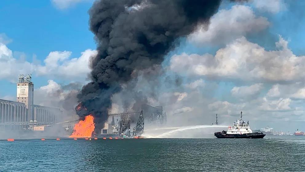 突發(fā)！輪船撞上天然氣管道，大爆炸！2死、2失蹤，6傷！